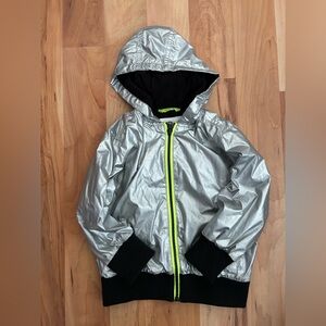 Metallic Silver Toddler Jacket from Gymboree